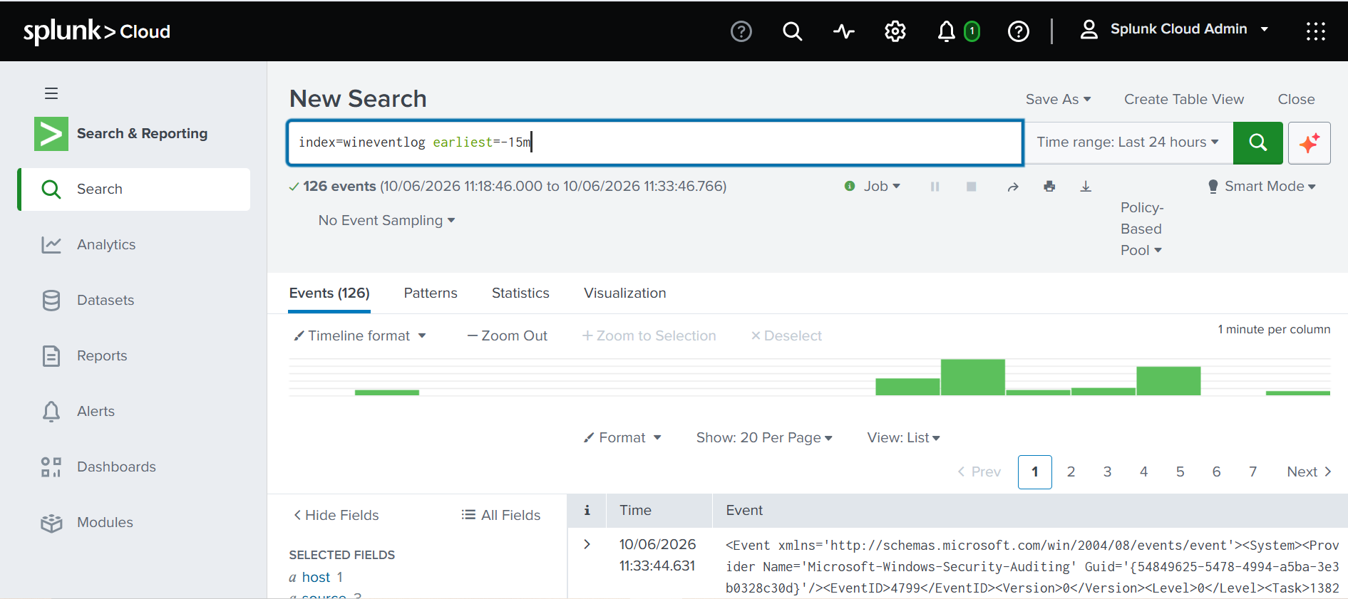 Windows Logs flowing in Splunk Cloud